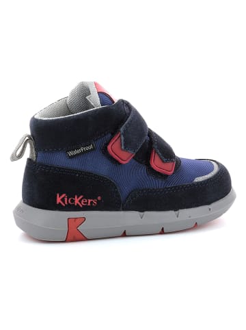 Kickers Sneakers "Junibo" in donkerblauw/rood
