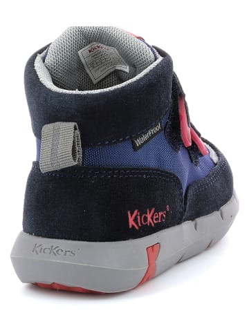Kickers Sneakersy "Junibo" w kolorze granatowo-czerwonym