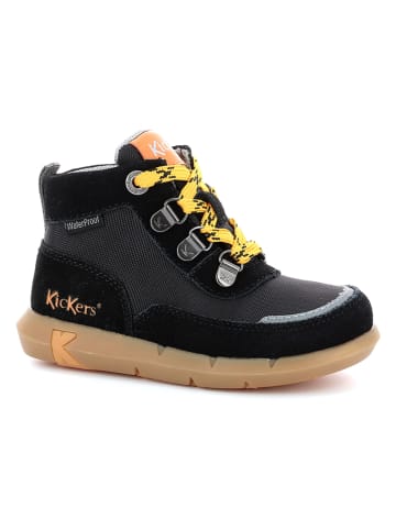Kickers Sneakers "Juniby" zwart/grijs/geel