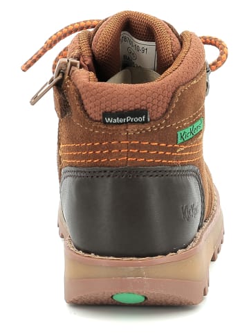 Kickers Leren boots "Kicknature" bruin