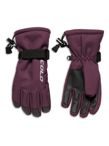 COLD Rękawice narciarske "Igloo" w kolorze fioletowym