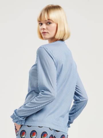 Calida Longsleeve blauw/wit