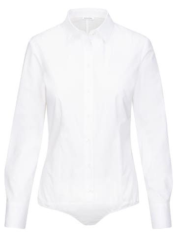 Seidensticker Bluzka-body w kolorze białym