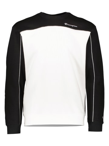 Champion Sweatshirt in Schwarz/ Weiß