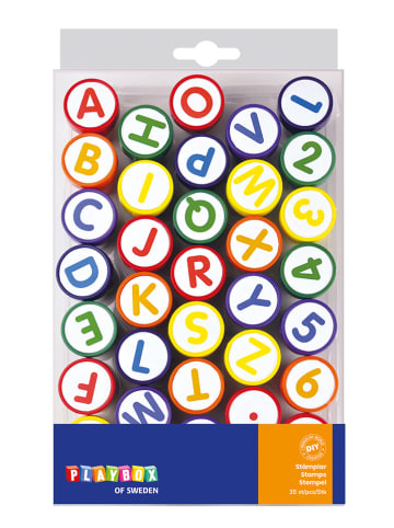 Playbox 35-delige stempelset "Letters en getallen" - vanaf 3 jaar