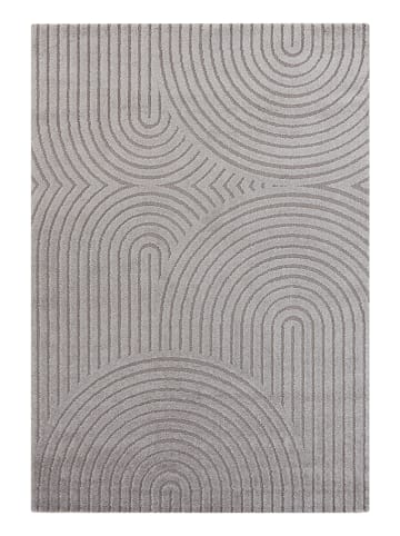 Elle Decoration Kurzflor-Teppich "Panglao" in Grau