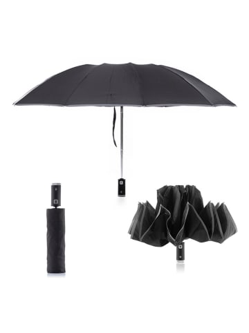 InnovaGoods Regenschirm mit umgekehrter Faltung und mit LED
