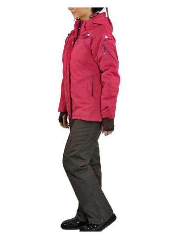 Peak Mountain 2tlg. Ski-/ Snowboardoutfit in Braun/ Pink