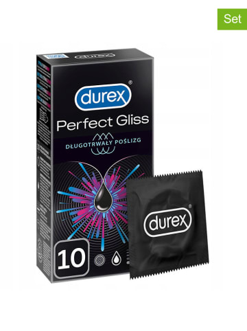 durex Prezerwatywy długotrwały poślizg "Perfect Gliss" (10 szt.)