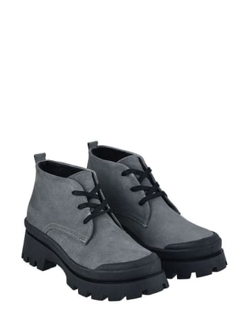 Moosefield Leder-Boots in Grau