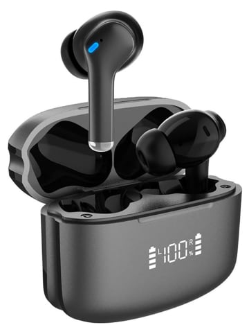 SmartCase Bluetooth-In-Ear-Kopfhörer in Schwarz