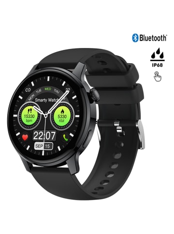 SmartCase Smartwatch in Schwarz