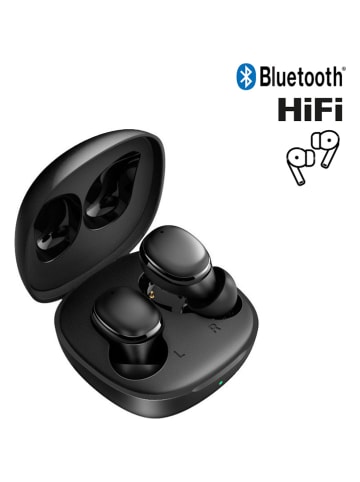 SmartCase Słuchawki bezprzewodowe Bluetooth In-Ear w kolorze czarnym