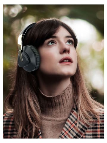 SmartCase Bluetooth-Over-Ear-Kopfhörer in Schwarz
