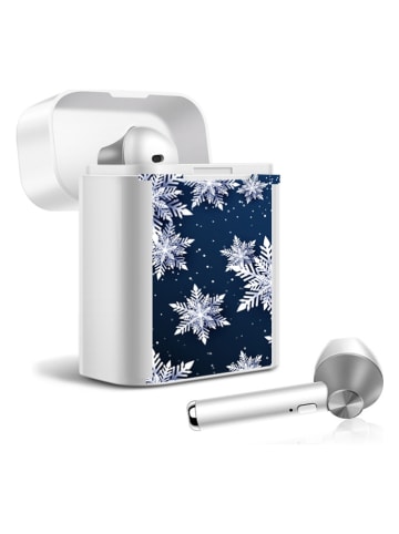 SWEET ACCESS Bluetooth-In-Ear-Kopfhörer "Flocons" in Weiß/ Dunkelblau