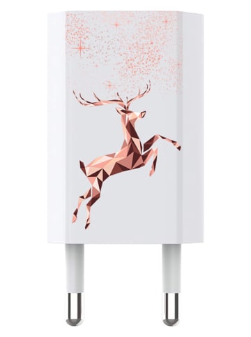 SmartCase Wtyczka USB "Cerf" w kolorze białym