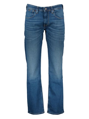 Pepe Jeans Spijkerbroek "Kingston Zip" - regular fit - blauw
