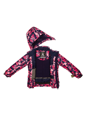Kamik Kurtka narciarska "Tallie Blossom" w kolorze granatowo-różowym