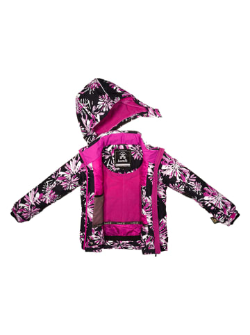 Kamik Kurtka narciarska "Tallie Mari" w kolorze różowo-czarnym