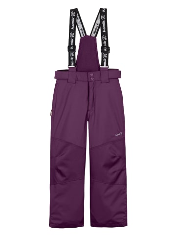 Kamik Spodnie narciarskie "Bella" w kolorze fioletowym