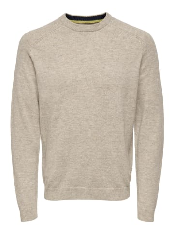 ONLY & SONS Pullover "Edward" in Grau