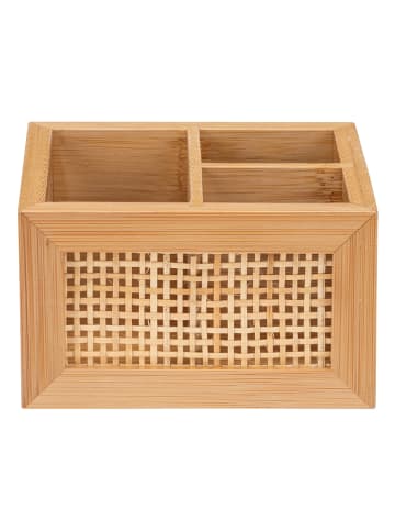 Wenko Badablage "Allegre" in Natur - (B)12 x (H)8,5 x (T)9 cm