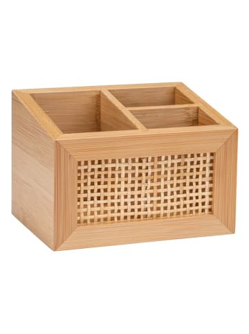 Wenko Badablage "Allegre" in Natur - (B)12 x (H)8,5 x (T)9 cm