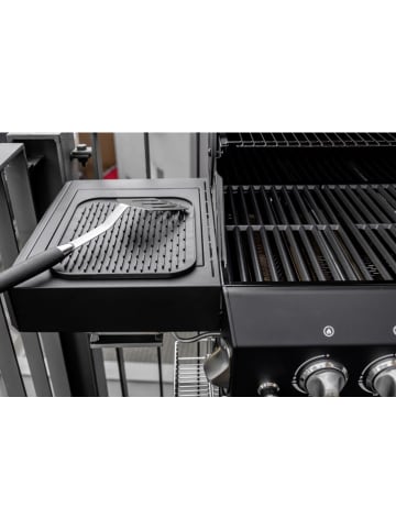 Wenko Pfannenwender "BBQ" in Schwarz/ Silber - (L)45,5 cm