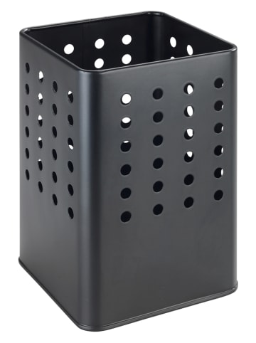 Wenko Keukenhulpjeshouder "Silio" zwart - (B)11,5 x (H)16,5 x (D)11,5 cm