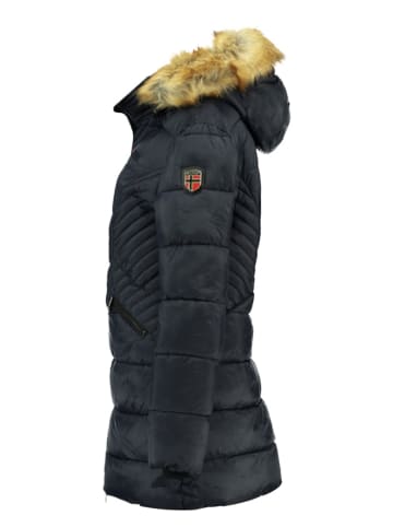 Geographical Norway Wintermantel "Abeille" donkerblauw