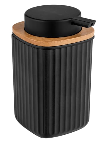 Wenko Seifenspender "Rotello" in Schwarz - 250 ml