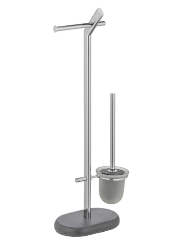 Wenko Szczotka WC "Puro" w kolorze antracytowym - 29 x 72 x 15,5 cm