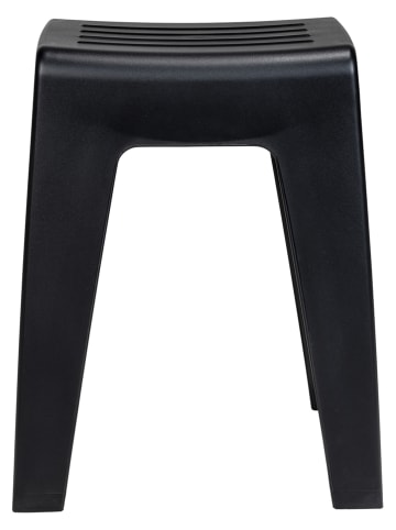 Wenko Badezimmer-Hocker "Kumba" in Schwarz - (B)38 x (H)47 x (T)32 cm