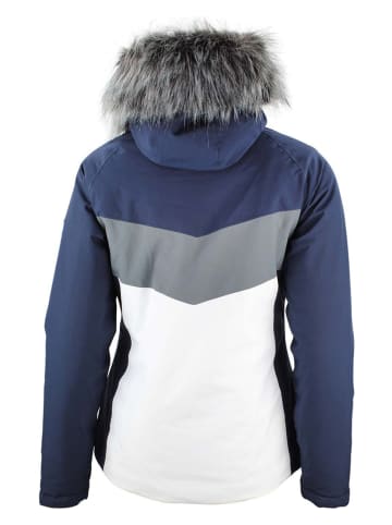 Peak Mountain Ski-/snowboardjas "Afidol" blauw/wit