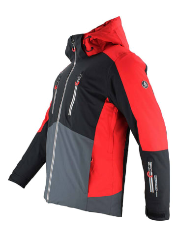 Peak Mountain Ski-/snowboardjas "Cansas" zwart/rood