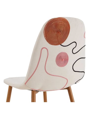 HYGGE Eetkamerstoel "Poesie" wit - (B)44 x (H)86 x (D)50 cm
