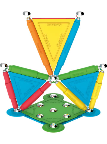 Happy People 40-częściowy zestaw magnetyczny "Supermag Colorstiix" - 5+