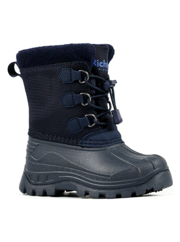 Richter Shoes Kozaki zimowe w kolorze granatowym