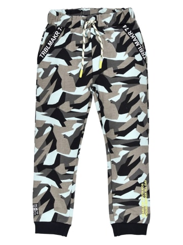Bondi Sweatbroek "Camouflage" grijs/zwart/lichtblauw