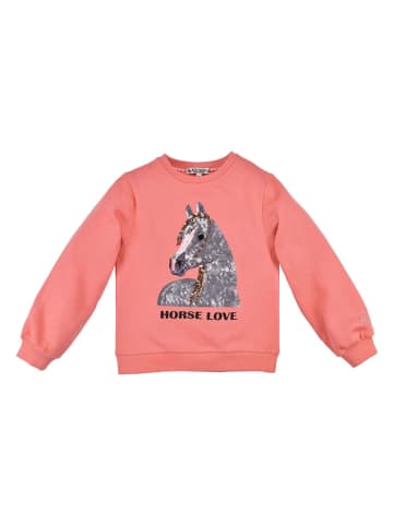Bondi Sweatshirt "Horse Love" lichtroze