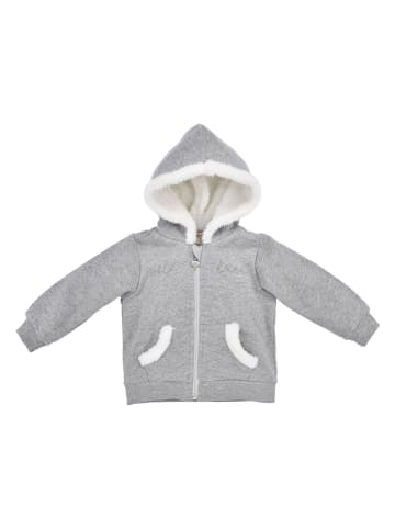 Bondi Sweatvest "Wild love" grijs