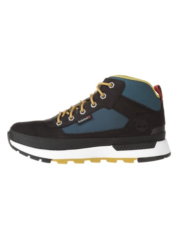 Timberland Leren wandelschoenen "Field Trekker" zwart/blauw