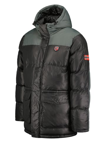 Geographical Norway Winterjacke "Cisar" in Schwarz/ Grau