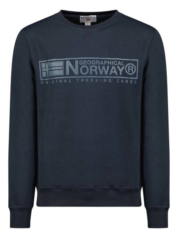 Geographical Norway Sweatshirt "Gantoine" donkerblauw