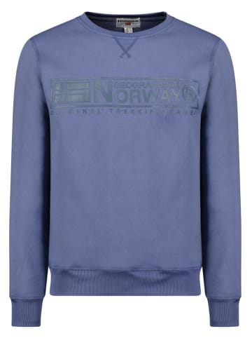 Geographical Norway Sweatshirt in Blau