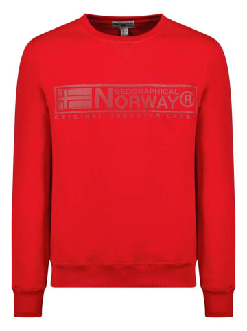 Geographical Norway Sweatshirt "Gantoine" in Rot