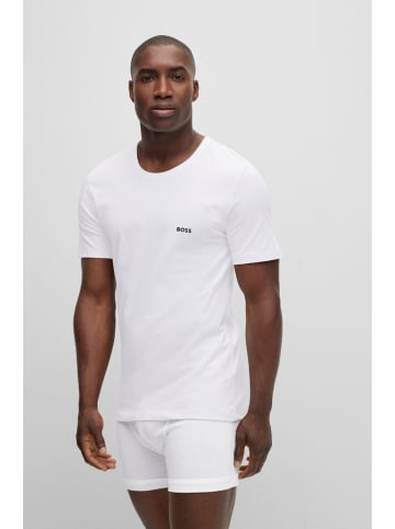 Hugo Boss Underwear Koszulki (3 szt.) w kolorze białym, granatowym i czarnym