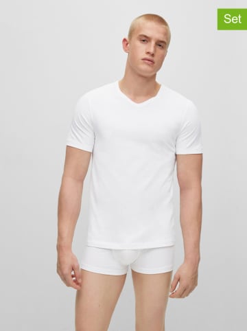 Hugo Boss 3er-Set: Shirts in Weiß