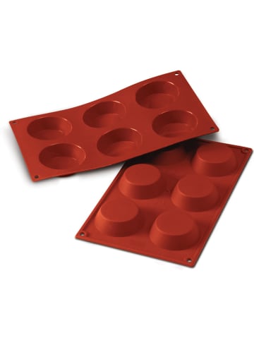 silikomart Silikonowa forma w kolorze czerwonym - (S)30,6 x (W)2,3 x (G)18 cm