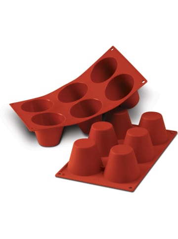 silikomart Silikonowa forma w kolorze czerwonym - (S)33,5 x (W)6,2 x (G)18 cm